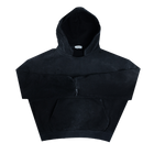 black hoodie front 