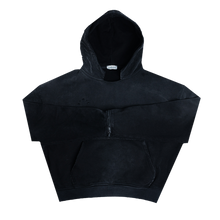 black hoodie front 